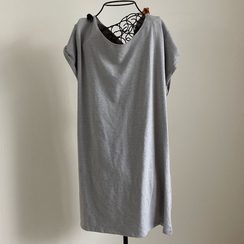 COMFY GREY JERSEY DRESS